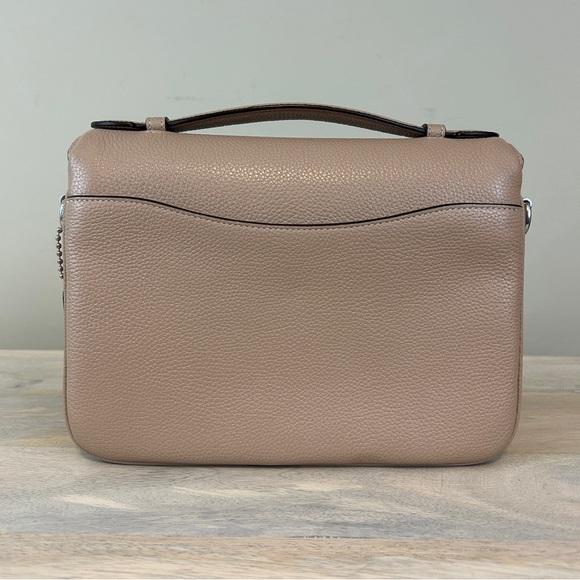 Coach Cassie in Taupe with Custom Pins, EUC! - Picture 5 of 14